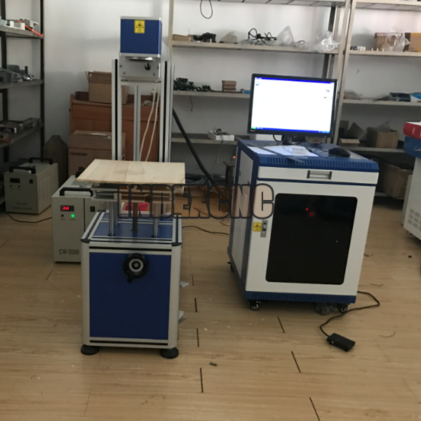 INDEXCCN 100w Galvo laser marking machine delivery to Spain