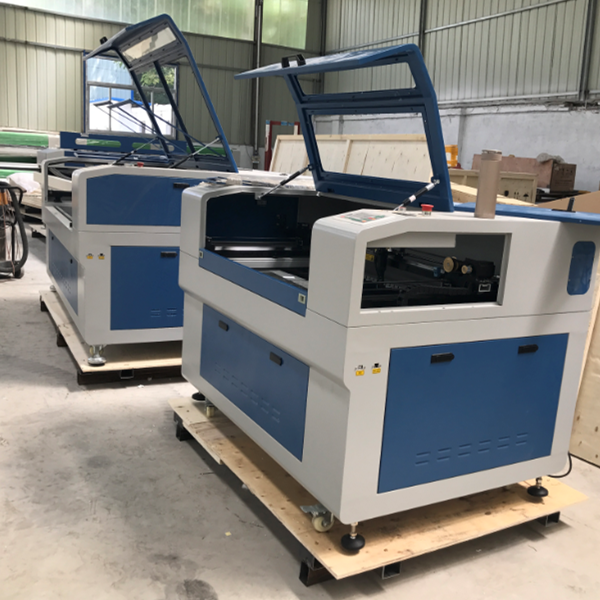 Swiss customer Mark's INJ6090 laser engraing and cutting machine 