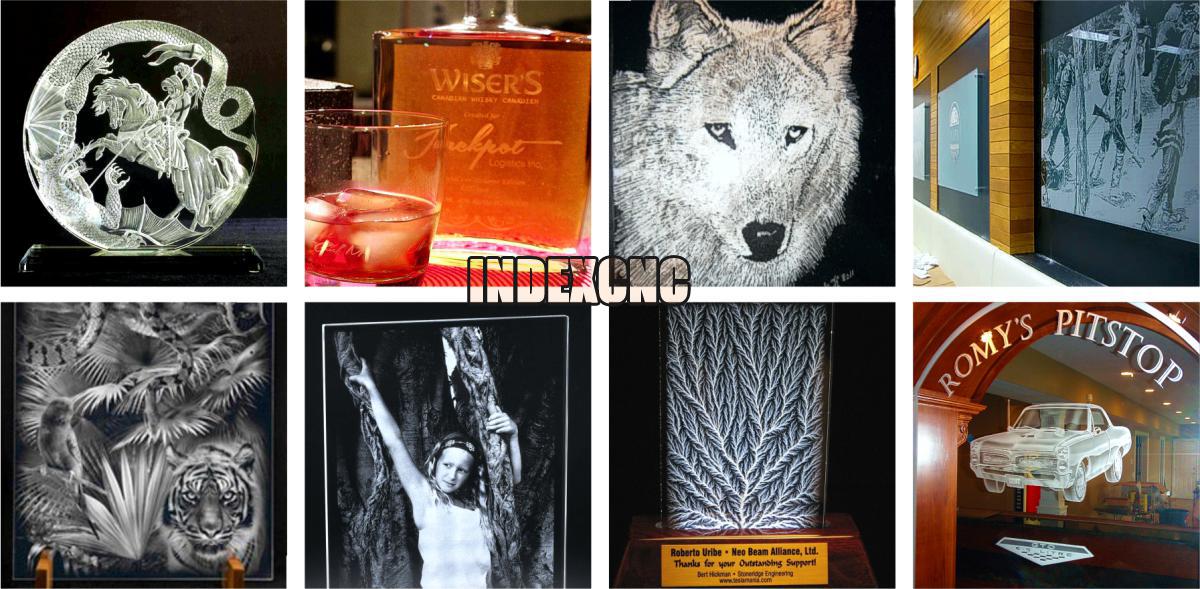 LASER ENGRAVE GLASS PHOTO